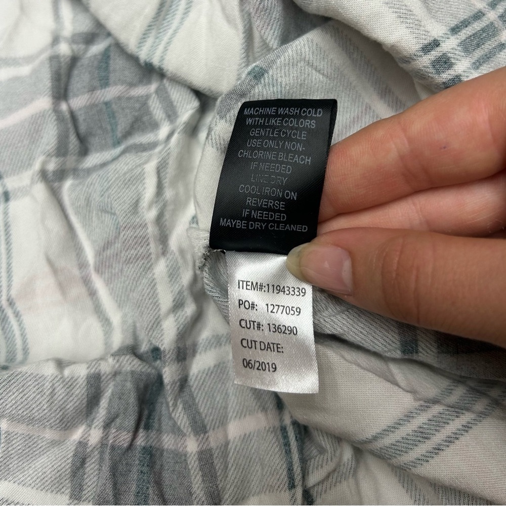 Torrid plaid babydoll top - Picture 6 of 8